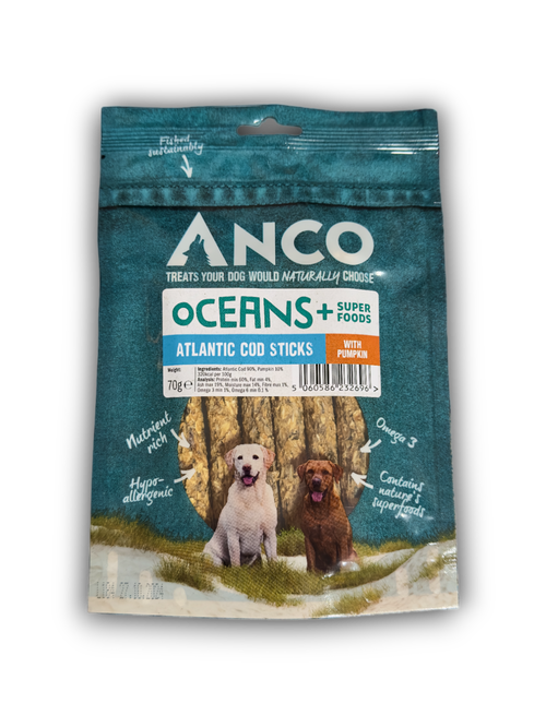 Anco Oceans Atlantic Cod Sticks with Pumpkin