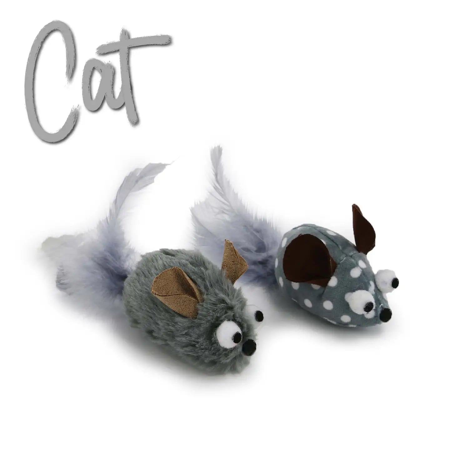 Twin Mice Cat Toys