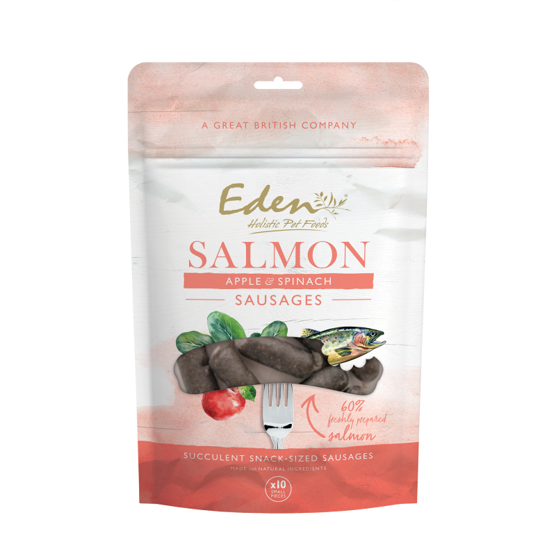 Eden Salmon, Apple & Spinach Sausages (10 small pieces)