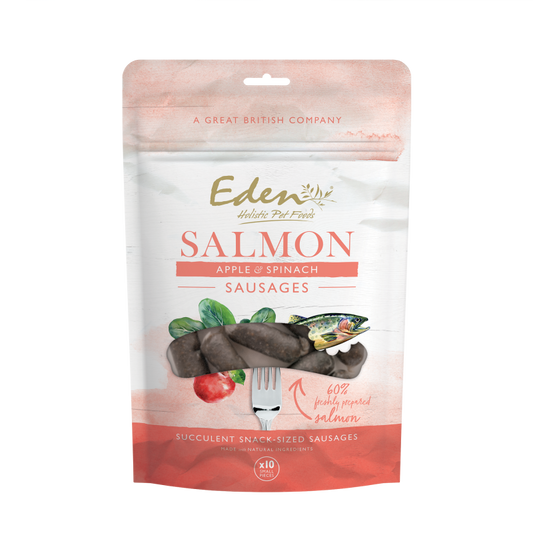 Eden Salmon, Apple & Spinach Sausages (10 small pieces)