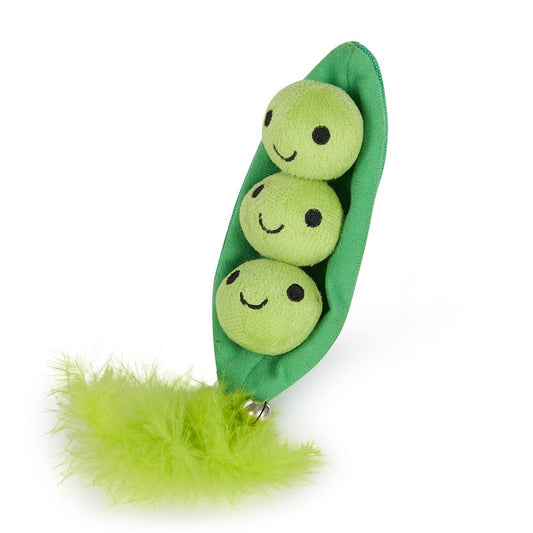 Peas in a Pod Plush Cat Toy Lili + Mila's Empawrium