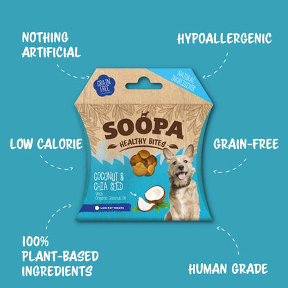 Soopa Coconut and Chia Seed Healthy Bites (50g)