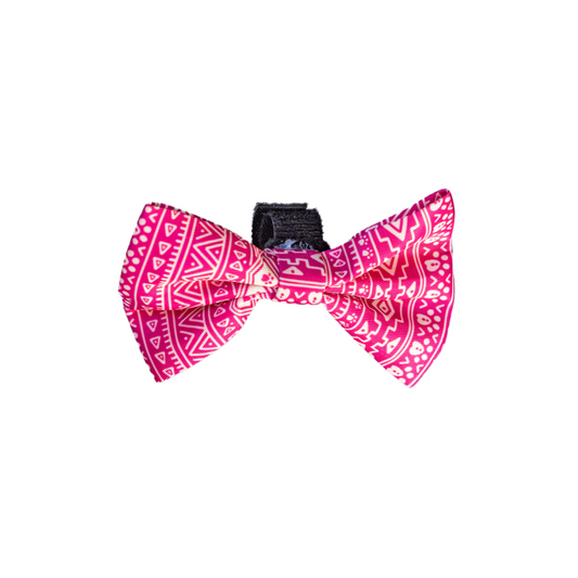 Aztec (Pink) Bow