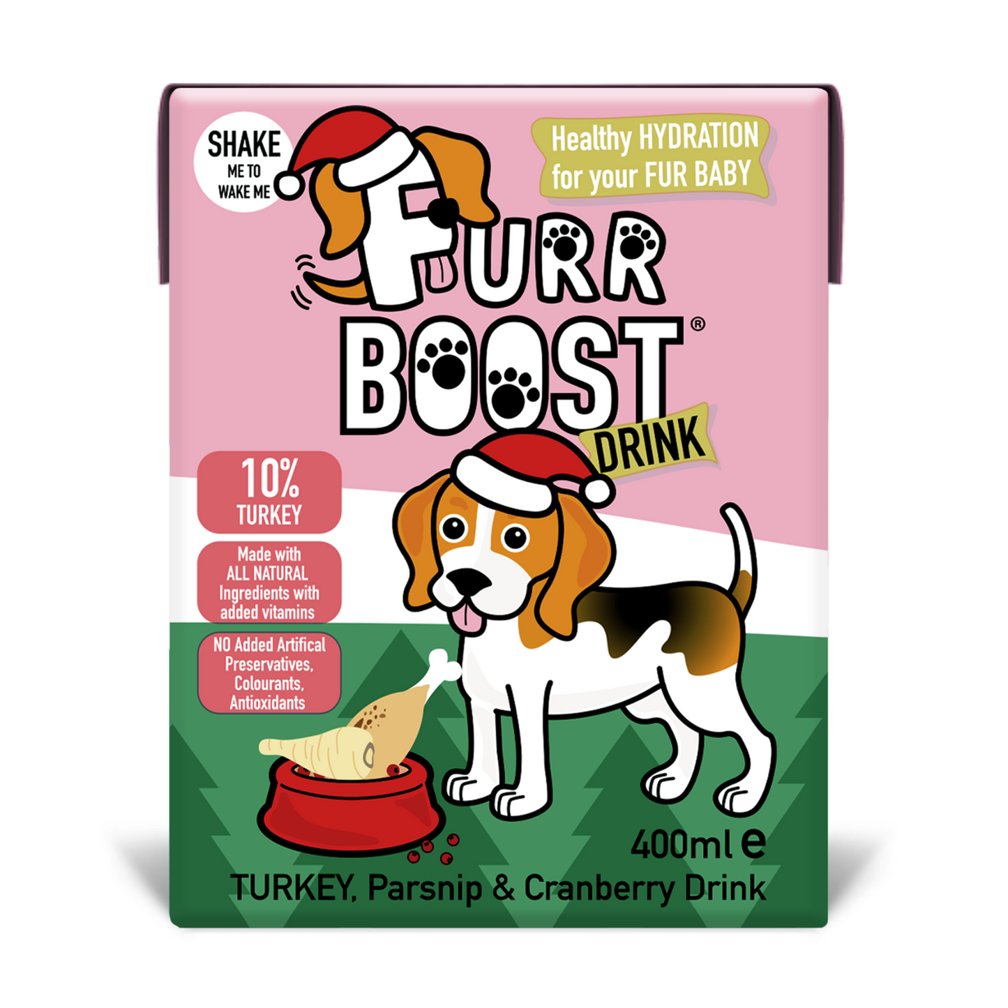 Furrboost Turkey, Parsnip and Cranberry (Christmas) (400ml)