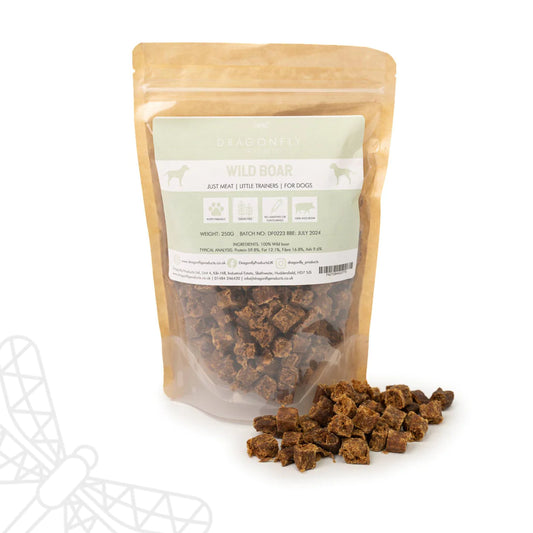 Dragonfly Wild Boar Training Treats (250g)