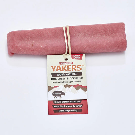 Yakers XL Chew (Strawberry) Lili + Mila's Empawrium