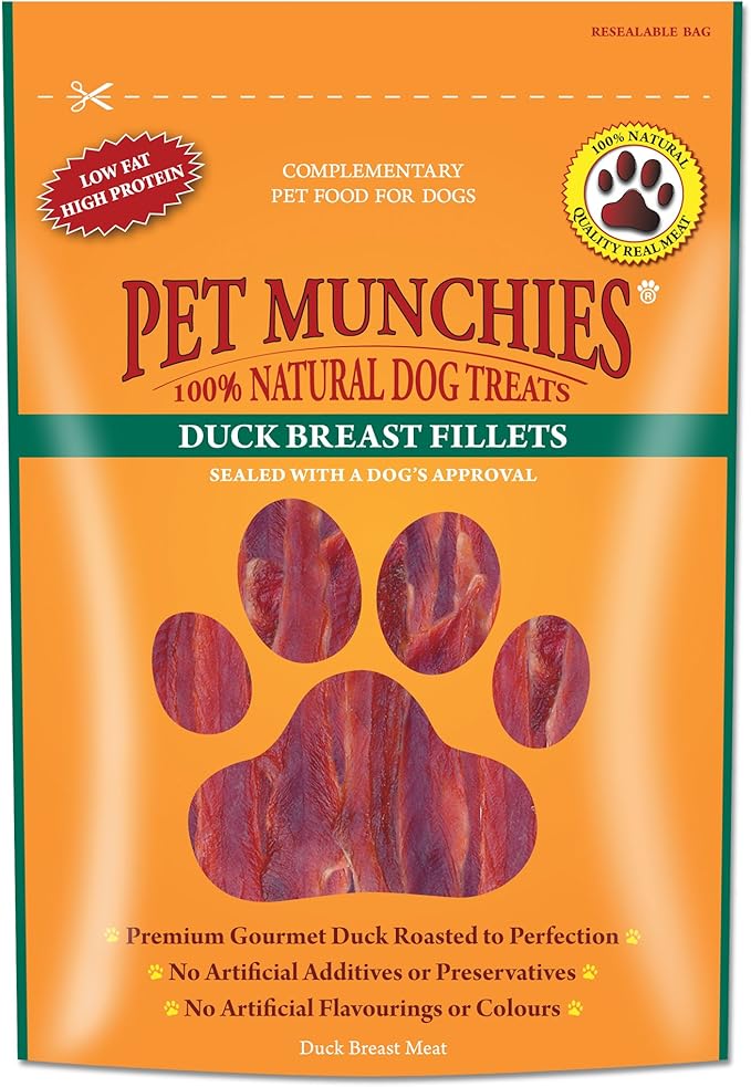 Pet Munchies Duck Breast Fillets (80g)