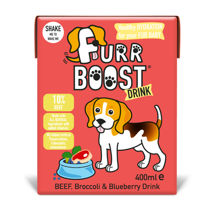 Furrboost Beef, Broccoli and Blueberry (400ml)