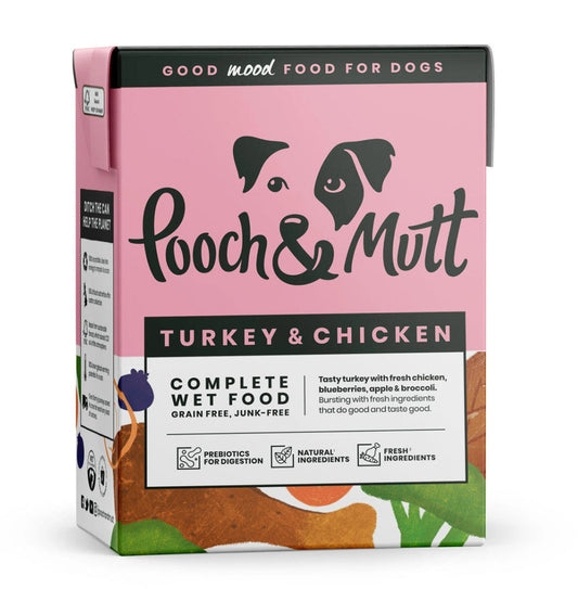 Pooch and Mutt Turkey and Chicken 375g Lili + Mila's Empawrium