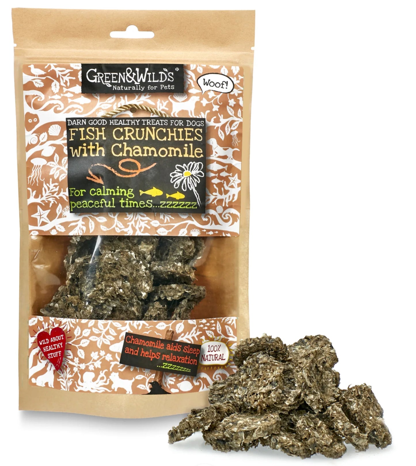 Fish Crunchies with Chamomile (Green & Wilds) 100g