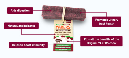 Yakers Medium Chew (Cranberry)