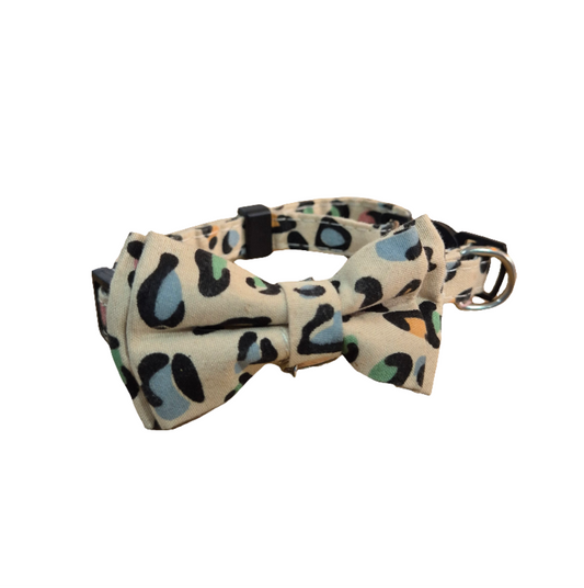 Pastel Leopard Cat Collar