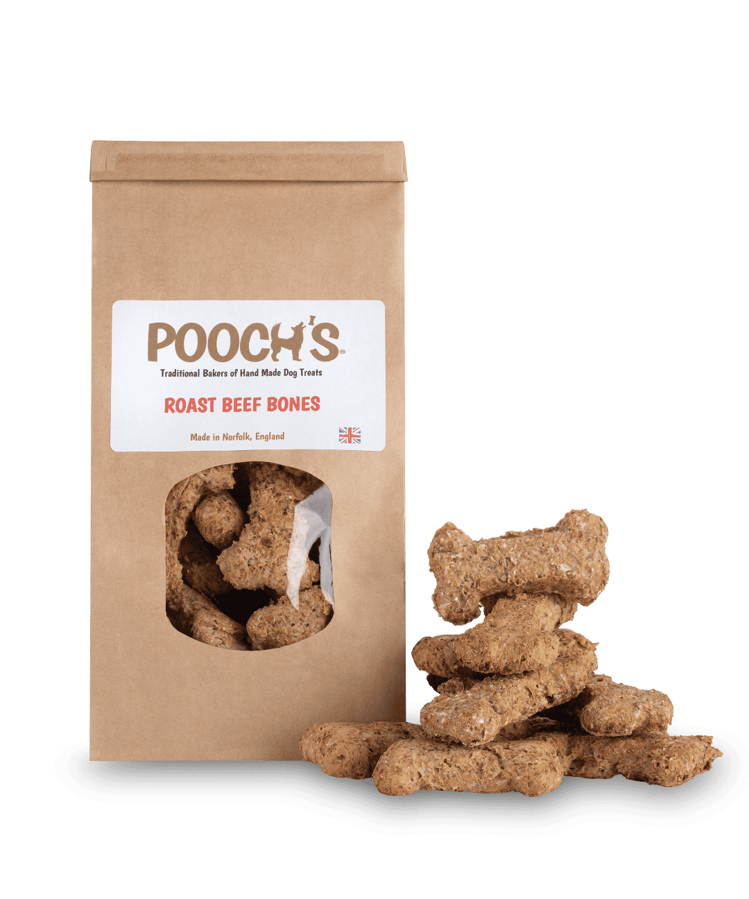 Pooch’s Roast Beef Bones (250g)