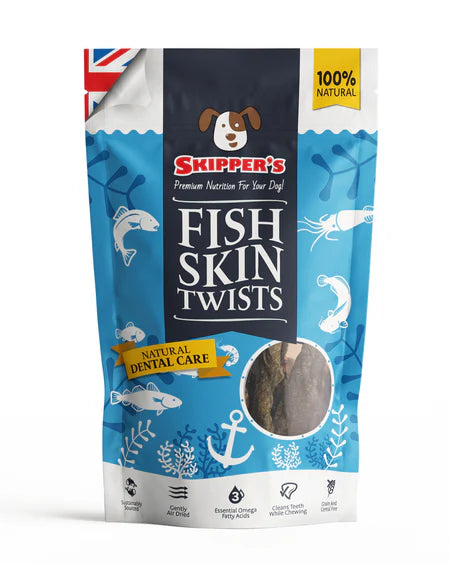 Skippers Fish Skin Twists Short (70g)