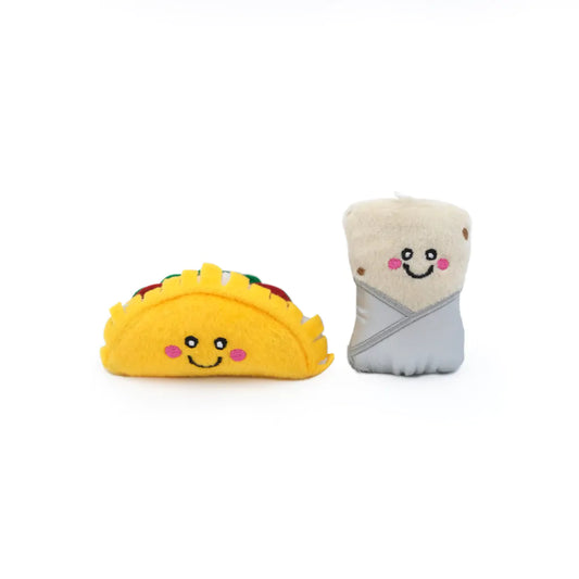 ZippyClaws Taco and Burrito (2 Pack) Lili + Mila's Empawrium