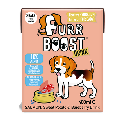 Furrboost Salmon, Sweet Potato and Blueberry (400ml)