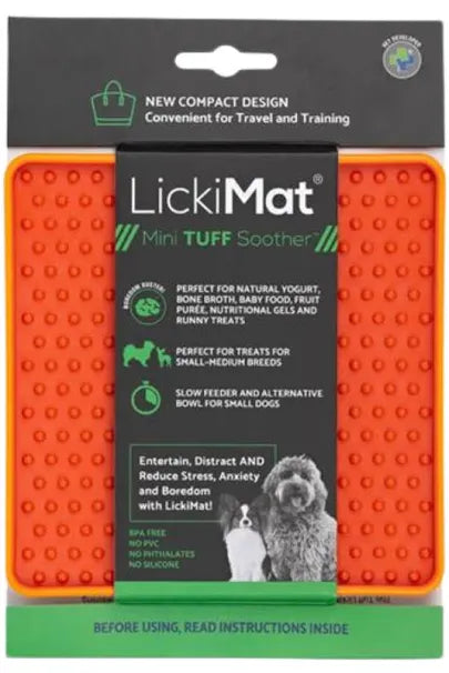 Lickimat PRO Tuff Soother (Orange)