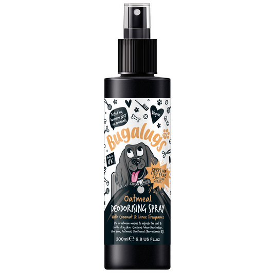 Bugalugs Oatmeal Deodorising Spray with Coconut & Lime Fragrance 200ml Lili + Mila's Empawrium